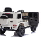 Elektrické autíčko Mercedes G 4x4, 24V - biele